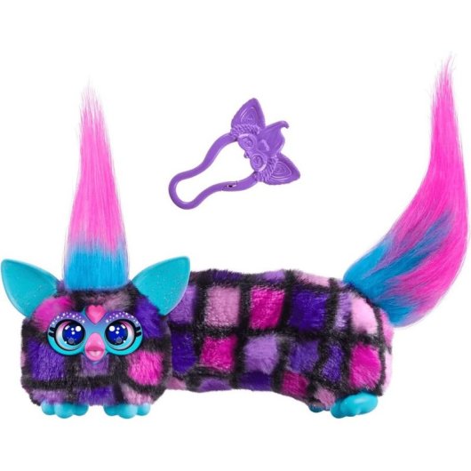 Juguete de peluche Hasbro Furby DJ Furblets Dis-Co-Dazz Extensible con Música y Clip