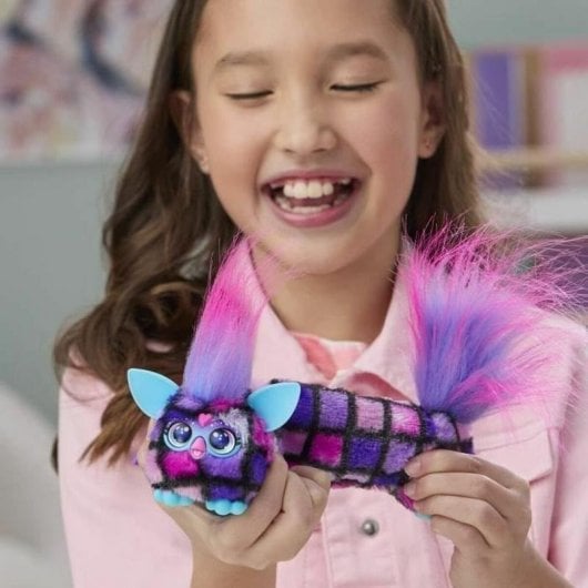 Juguete de peluche Hasbro Furby DJ Furblets Dis-Co-Dazz Extensible con Música y Clip