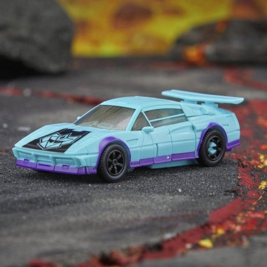 Figura Transformable Hasbro Transformers Legacy Deluxe Breakdown Turquesa Violeta