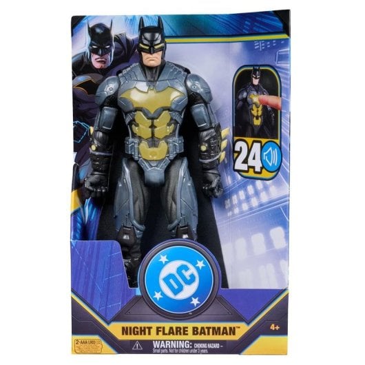 Figura de acción Spin Master Batman Night Flare 30 cm con luz y sonidos