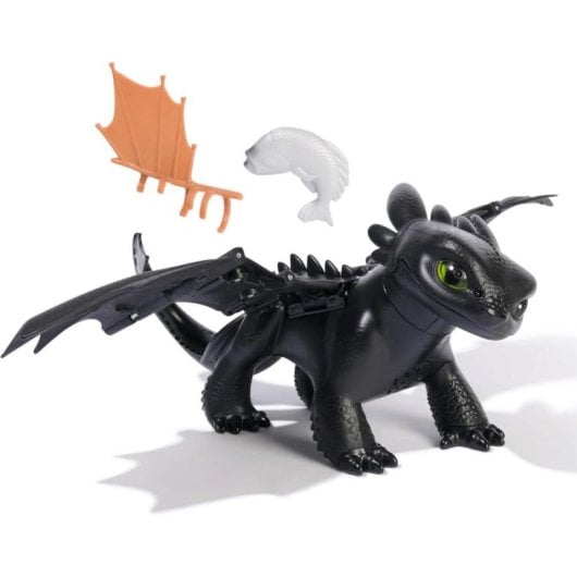 Figura Dragón Interactivo Spin Master Chimuelo Doma y Entrena +60 Sonidos Reacciones