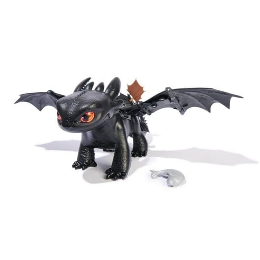Figura Dragón Interactivo Spin Master Chimuelo Doma y Entrena +60 Sonidos Reacciones