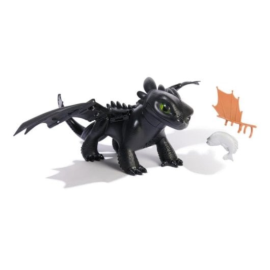 Figura Dragón Interactivo Spin Master Chimuelo Doma y Entrena +60 Sonidos Reacciones