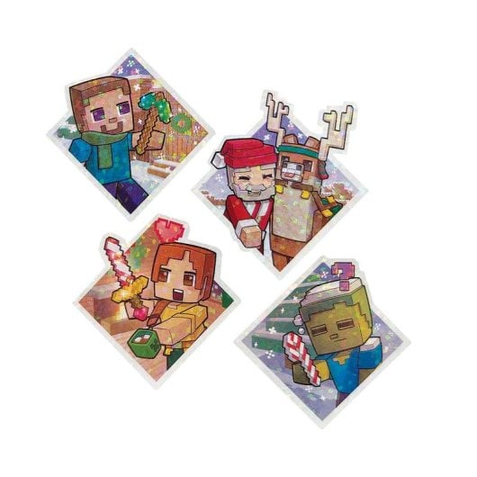 Figura de Acción Mattel Minecraft Calendario de Adviento 24 Piezas