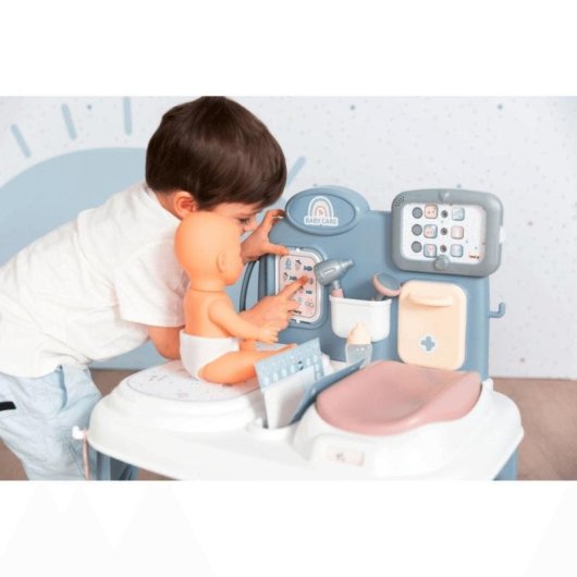 Verzorgingscentrum voor poppen Smoby Baby Care Center 24 onderdelen
