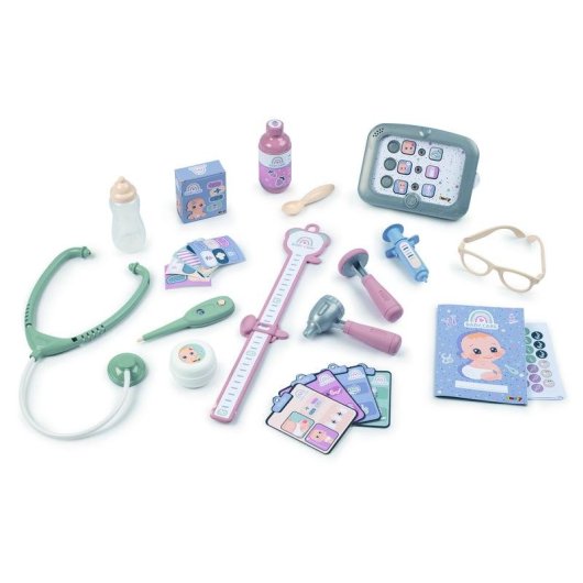 Verzorgingscentrum voor poppen Smoby Baby Care Center 24 onderdelen