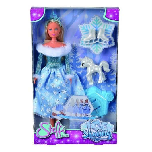Boneca SIMBA Steffi Love patinadora no gelo licórnio