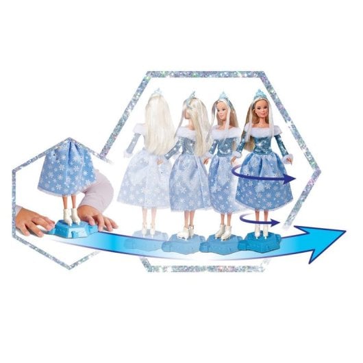 Boneca SIMBA Steffi Love patinadora no gelo licórnio