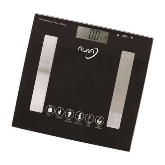 Báscula de grasa corporal Innova BAS/AU1532 hasta 180 kg con pantalla LCD