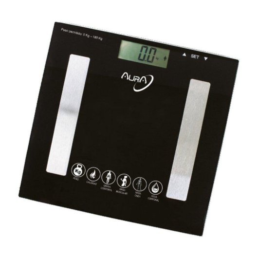 Báscula de grasa corporal Innova BAS/AU1532 hasta 180 kg con pantalla LCD