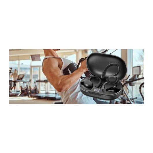 Auriculares INNOVA by Innova Celular INN46 inalámbricos Bluetooth deportivos negros