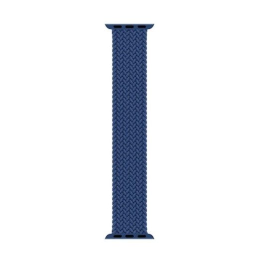 Bracelet INNOVA BAND7 Bleu Marine Nylon Tressé Compatible Apple Watch