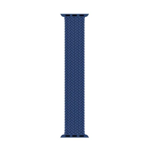 Bracelet INNOVA BAND7 Bleu Marine Nylon Tressé Compatible Apple Watch