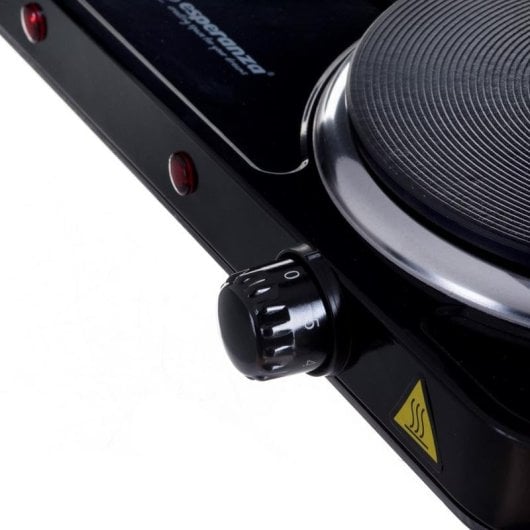 Placa de cozimento Esperanza EKH014K 2 queimadores 2500 W Preto