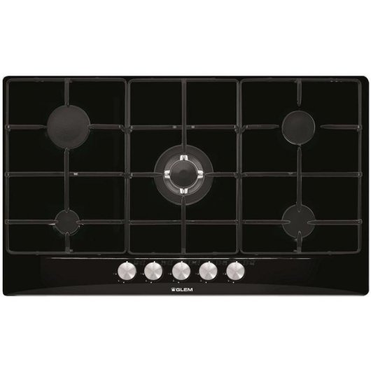 Plaque de gaz Glem Gas GT955 5 zones 90 cm