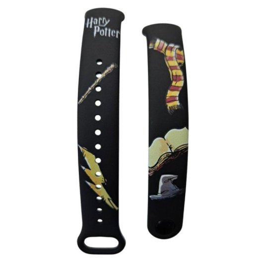 Bracelet de remplacement Innova Compatible Harry Potter BRAZ/17 Silicone Noir