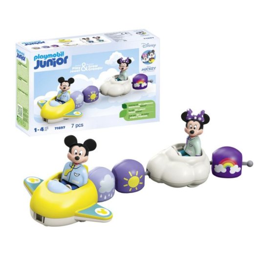 Jouet PLAYMOBIL Junior 71697 Train des Nuages Mickey Minnie