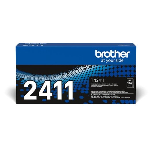Cartucho de toner Brother TN-2411 Preto 1200 páginas