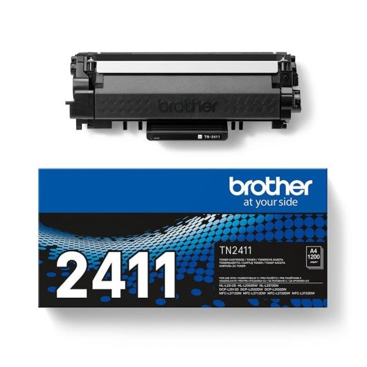 Cartucho de toner Brother TN-2411 Preto 1200 páginas