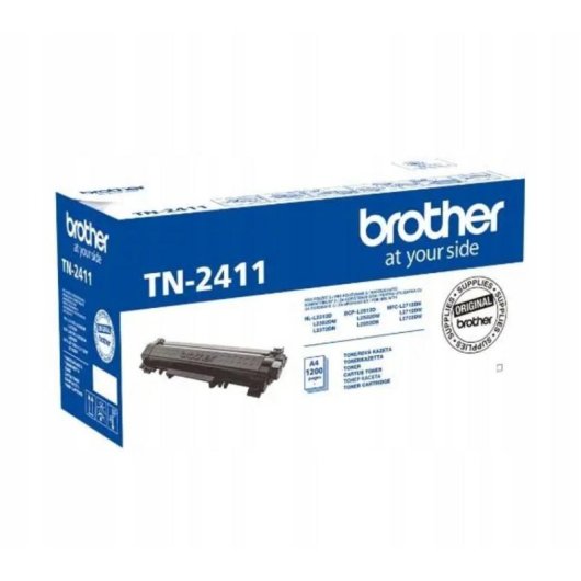 Cartucho de toner Brother TN-2411 Preto 1200 páginas
