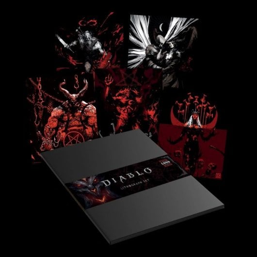 Póster FaNaTtik Diablo Edición Limitada 5 Pósters Firmado 35,56 x 27,94 cm