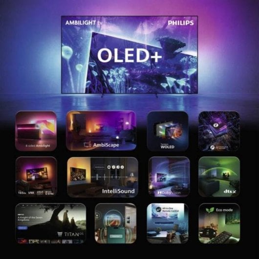 TV Philips OLED 65OLED951 65" 4K UltraHD 120Hz Smart TV Titan OS HDR10 Dolby Atmos