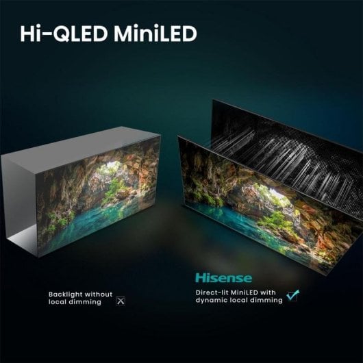 TV Hisense DLED 75E8S 75" 4K UltraHD 144Hz Smart TV VIDAA Dolby Vision IQ Atmos
