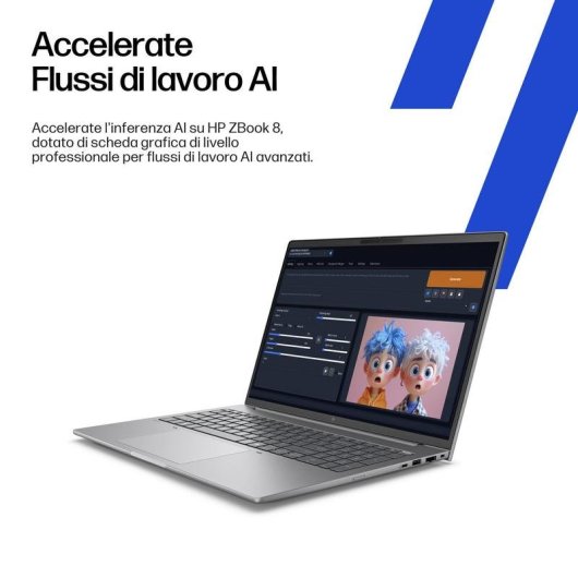 Portatile HP ZBook 8 G1i 16 16" Intel Core Ultra 9 285H 32GB 1TB SSD RTX 500