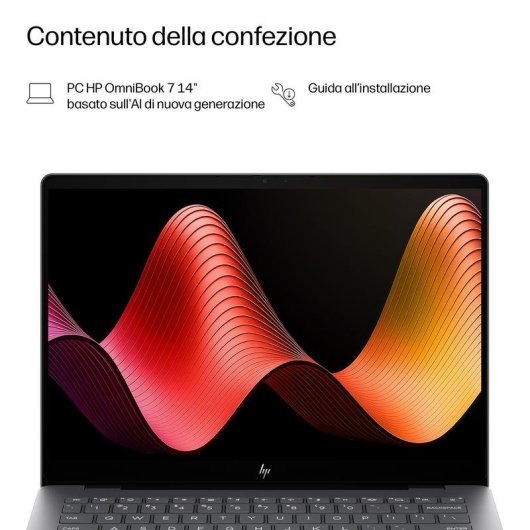 Portatile HP OmniBook 7 14" Intel Core Ultra 5 325 16GB 512GB SSD Windows 11