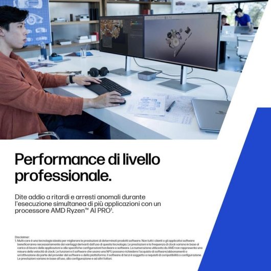 Portatile HP ZBook 8 G1ak 14" AMD Ryzen AI 7 PRO 350 32GB 1TB SSD Windows 11 Pro