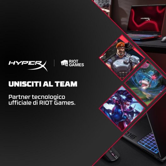 Portatile HP HyperX OMEN MAX 16 16" AMD Ryzen AI 9 475 32GB 1TB SSD RTX 5070 Ti Windows 11