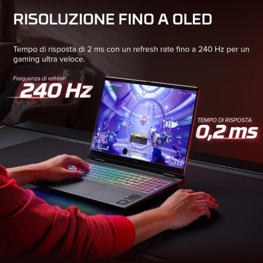 Portatile HP HyperX OMEN MAX 16 16" Intel Core Ultra 9 32GB 1TB SSD RTX 5070 Ti Windows 11 Home