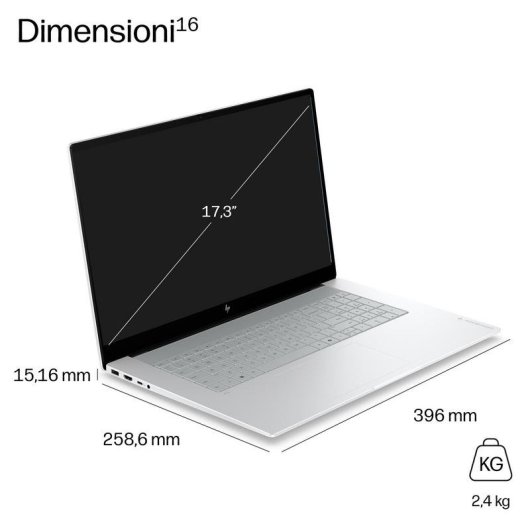 Portatile HP OmniBook X 17.3" Intel Core Ultra 7 24GB 512GB SSD Windows 11 Home