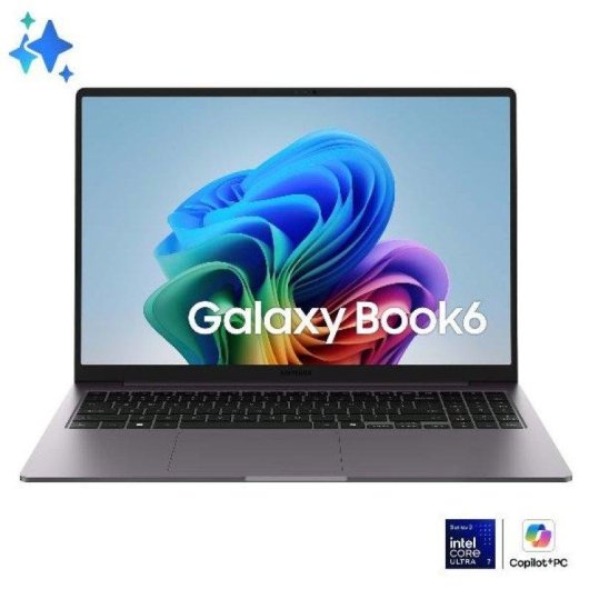 Portátil Samsung Galaxy Book6 EE 16" Intel Core Ultra 7 355 16GB 512GB SSD W11 Pro