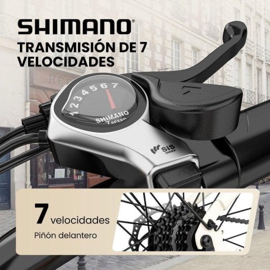 Elektrofahrrad Aairsk Su7 250 W 36 V 24" 7 Gänge