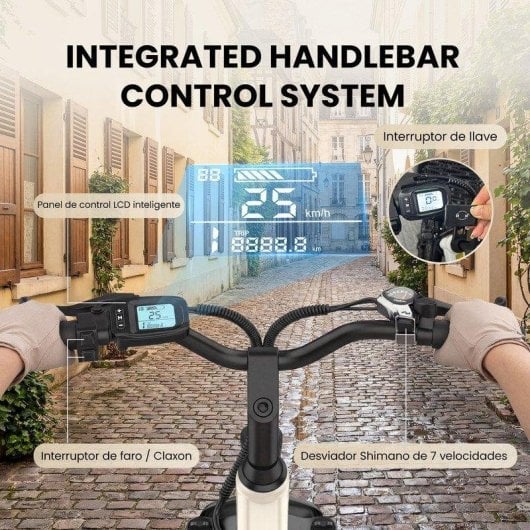 Elektrofahrrad Aairsk Su7 250 W 36 V 24" 7 Gänge