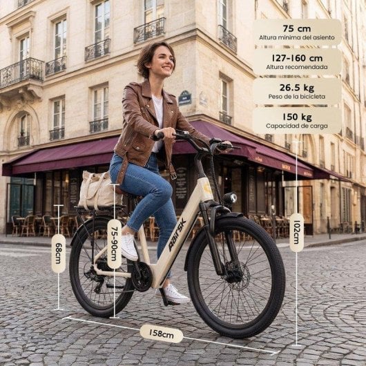 Elektrofahrrad Aairsk Su7 250 W 36 V 24" 7 Gänge