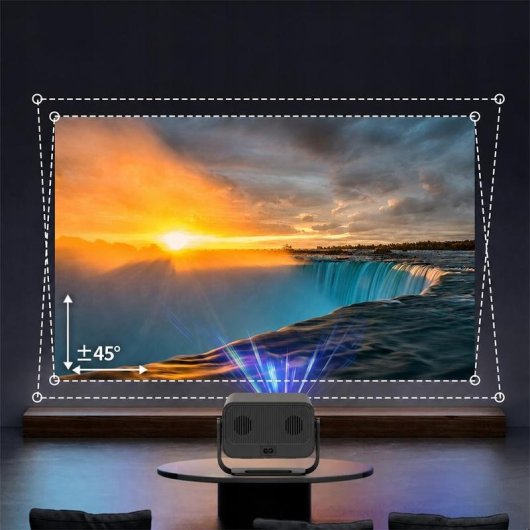 Proyector Blow MaxView Black Full HD 650 Lúmenes 150" LED Wi-Fi Portátil