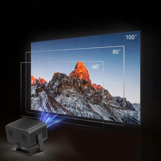 Proyector Blow MaxView Black Full HD 650 Lúmenes 150" LED Wi-Fi Portátil