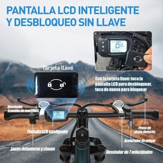 Velo electrique Aairsk GT900 250 W 24 pouces 21 vitesses