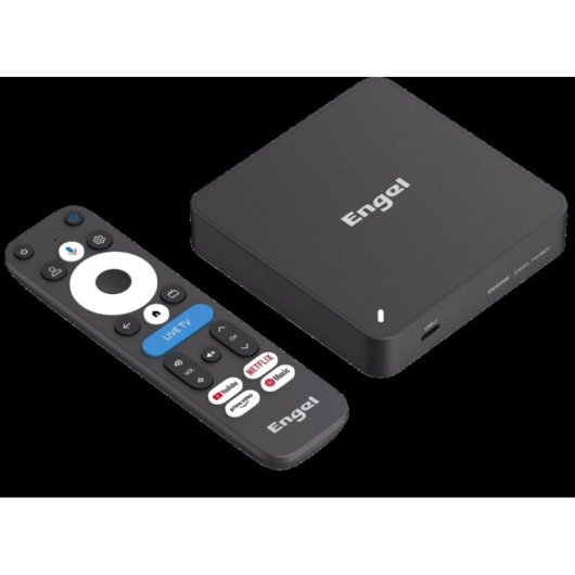 Receptor Smart TV Engel EN1070K 4K UHD Google TV 64 GB WiFi Bluetooth