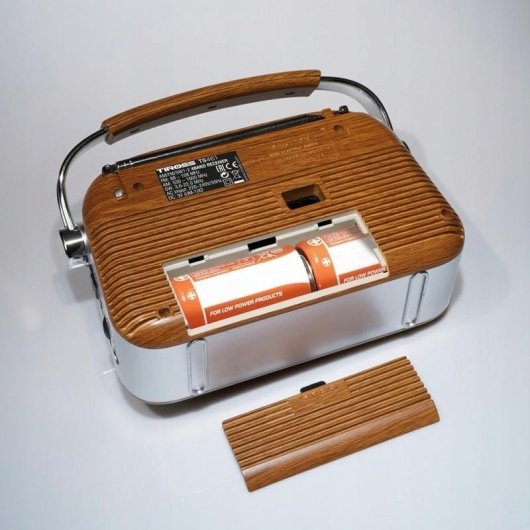 Radio portable Tiross TS-461 Bluetooth USB FM AM SW retro marrón