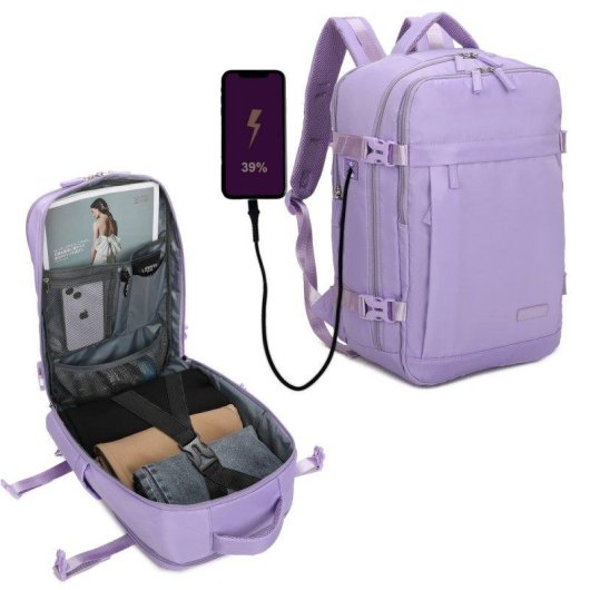 Mochila Raykong Cabina 40x30x20 cm 24L Impermeable Morado
