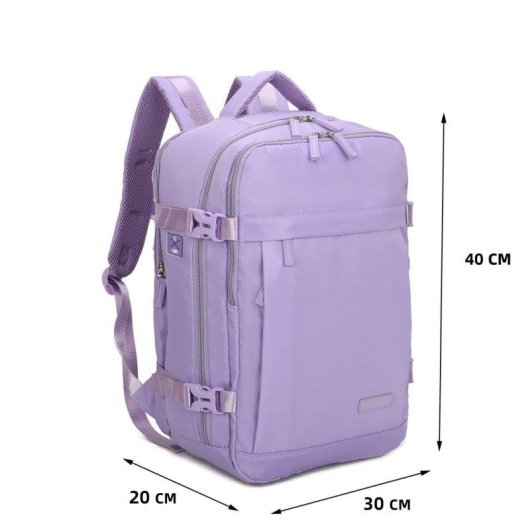Mochila Raykong Cabina 40x30x20 cm 24L Impermeable Morado