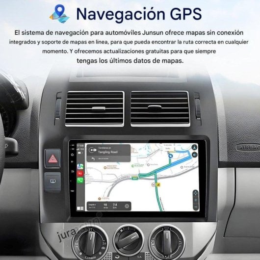 Autoradio Android15 VW Polo 9N 4/64 GB SWC CarPlay WiFi