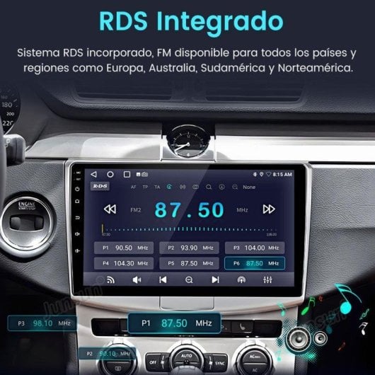 Autoradio JUNSUN Android15 Carplay Swc Wifi 4+64GB VW Passat B7 CC