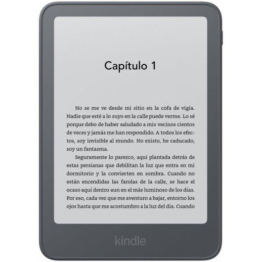 Libro Electrónico Amazon Kindle (última generación) 6" WiFi 16GB con Publicidad Grafito