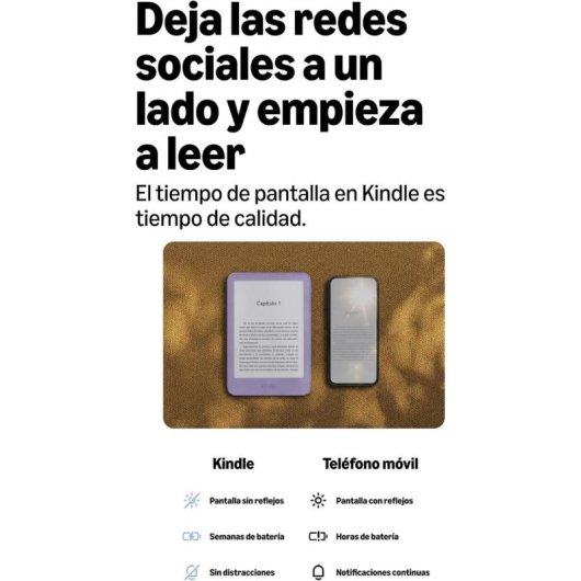 Libro Electrónico Amazon Kindle (última generación) 6" WiFi 16GB con Publicidad Grafito