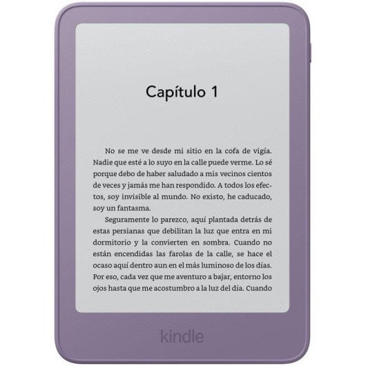 Libro Electrónico Amazon Kindle (última generación) WiFi 6" 16GB con Publicidad Morado