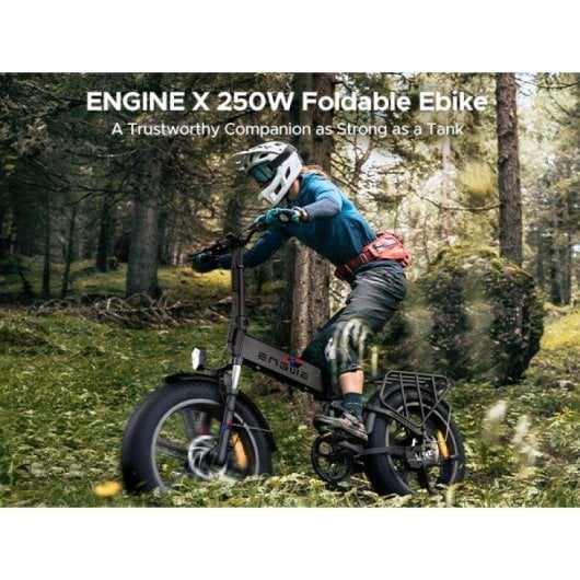 Bicicleta Eléctrica ENGWE Engine X Plegable 250 W 48 V Todo Terreno 20"